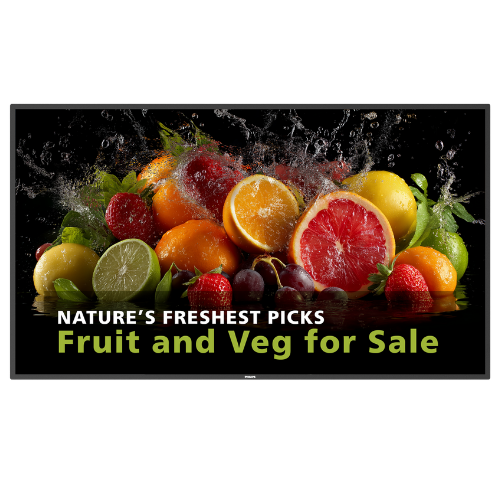 Philips  5050D-line Signage displays met Android SOC 24_7 600 Cd