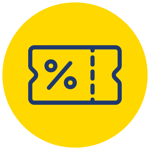 Kortingsvouchers icon